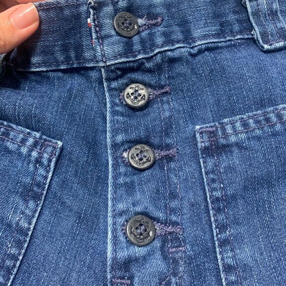 Tommy Hilfiger button fly vintage jean shorts - Picture 3 of 8